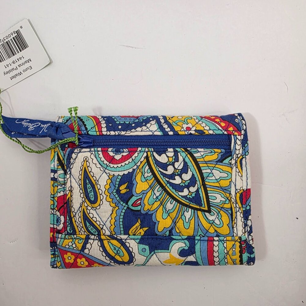 Vera Bradley Marina Paisley Hipster Crossbody Bag + Euro Wallet Set NWT - Picture 10 of 16